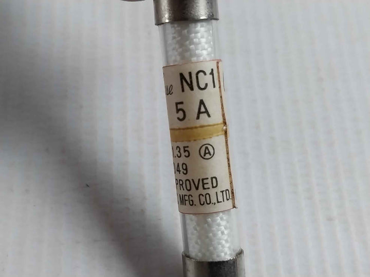 Lot Of 8X Utsunomiya Electric Nc1 Cello-lite Fuse Ac 500V Dc 250V 5A
