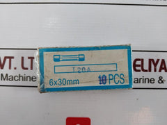Lot of 8X T20A 6X30MM Fast-Blow Fuse 20A 250V Glass Fuses (20 amp)