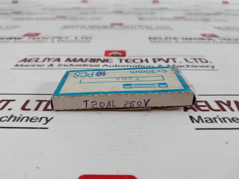Lot of 8X T20A 6X30MM Fast-Blow Fuse 20A 250V Glass Fuses (20 amp)