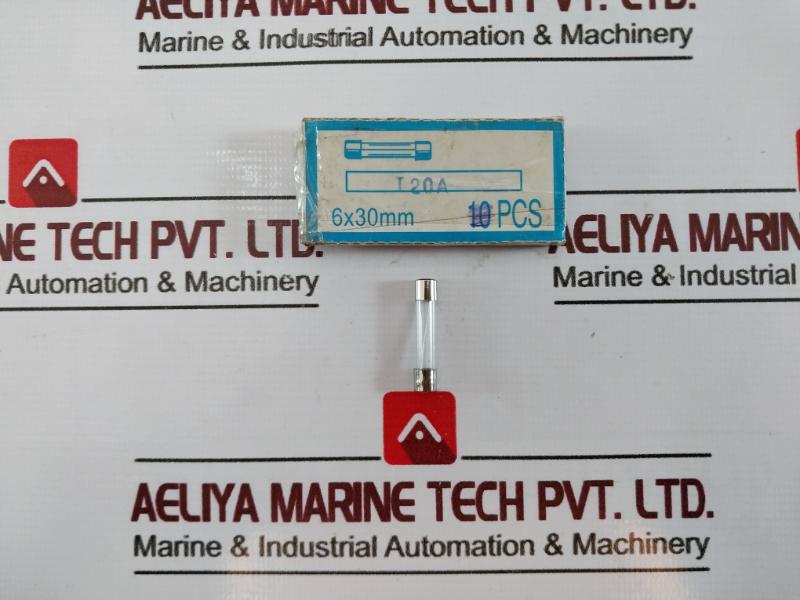 Lot Of 8x T20a 6x30mm Fast-blow Fuse 20a 250v Glass Fuses (20 Amp)