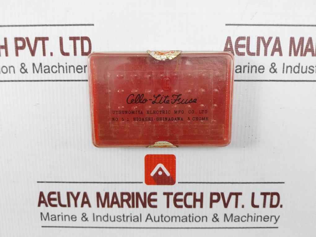 Lot Of 8x Utsunomiya Electric Nc1 Cello-lite Fuse Ac 500v Dc 250v 10a Nk E-3049