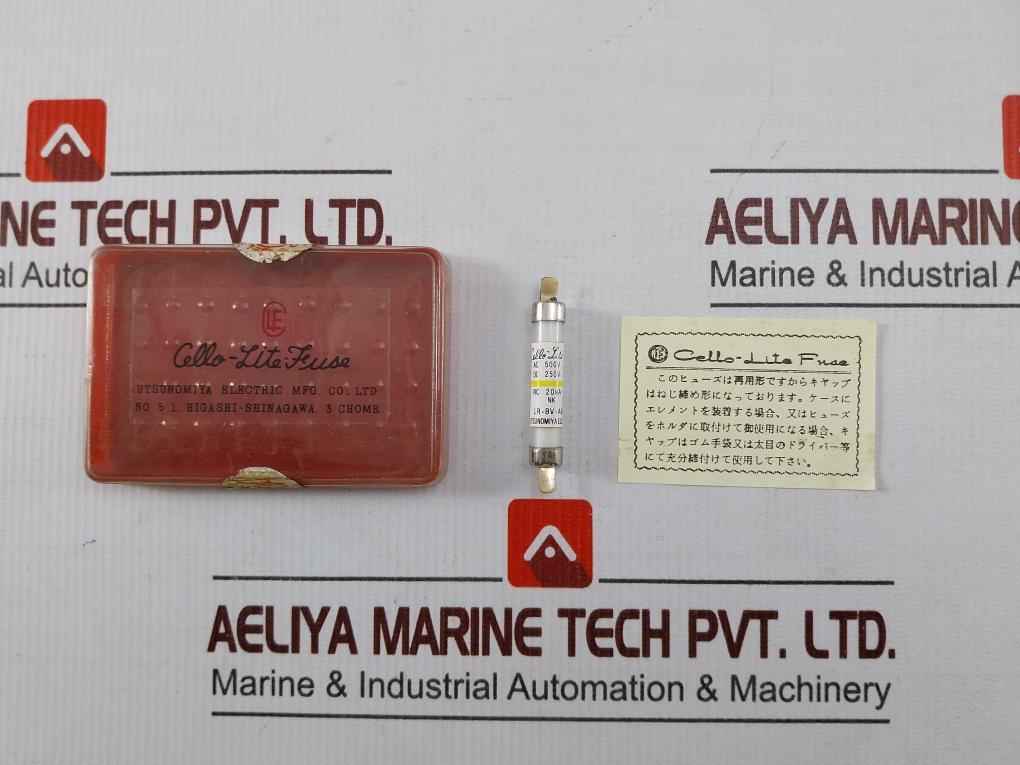 Lot Of 8x Utsunomiya Electric Nc1 Cello-lite Fuse Ac 500v Dc 250v 10a Nk E-3049