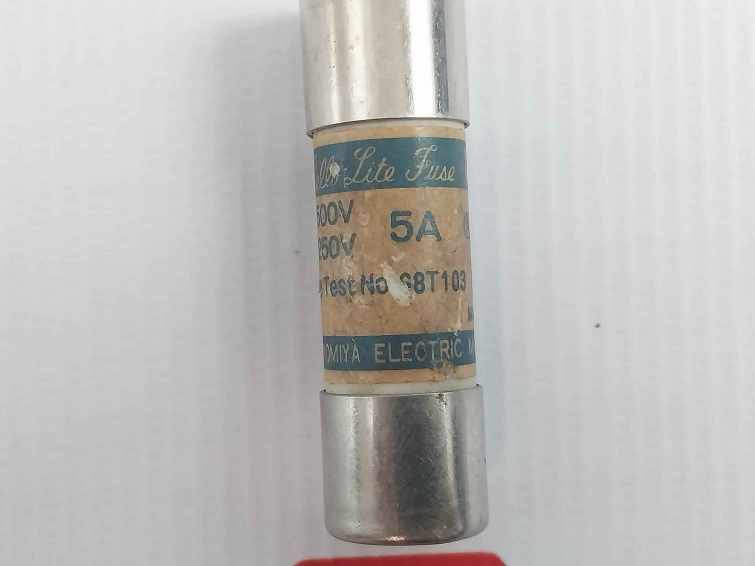 Lot Of 8x Utsunomiya Electric Uc1 Cello-lite Fuse Ac 500v Dc 250v 5a