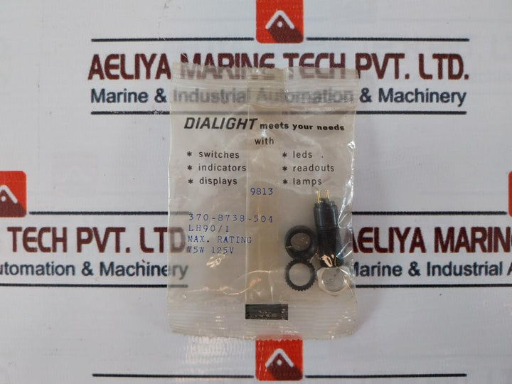 Lot Of 9X Dialight Lh90/1 Indicator Light Holder 370-8738-504