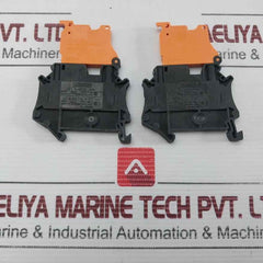 Lot Of 9X Din Rail Terminal Block Phoenix Contact Ut 4-hedi(-p/P)
