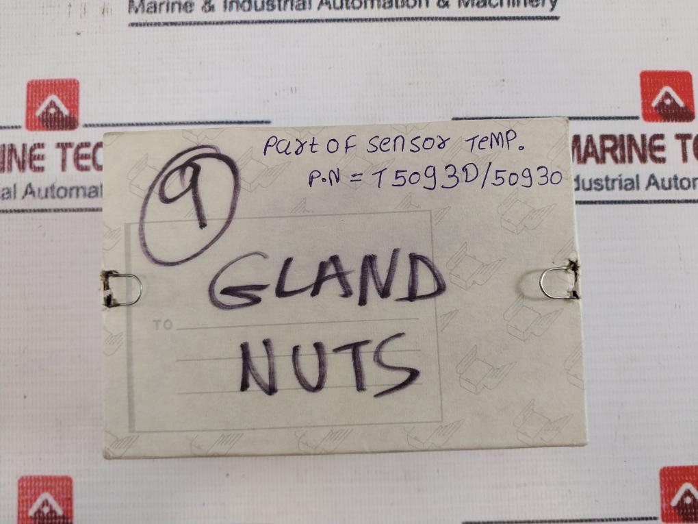 Lot Of 9X Gland Nuts T 5093D/50930 Part Of Sensor Temp
