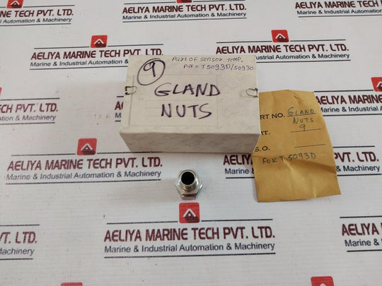 Lot of 9X Gland Nuts T 5093D/50930 Part Of Sensor Temp