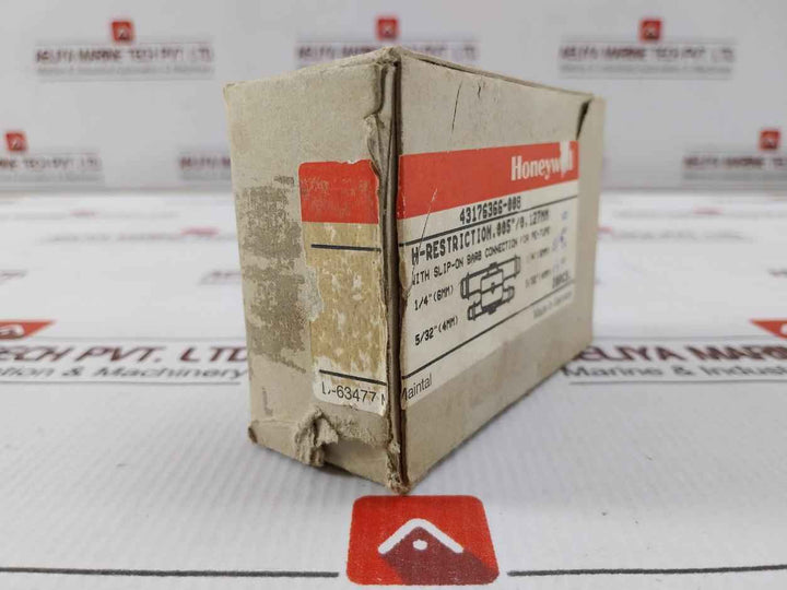 Lot Of 9X Honeywell 43176366-008 Slip-on Barb Connection For Pe-tube