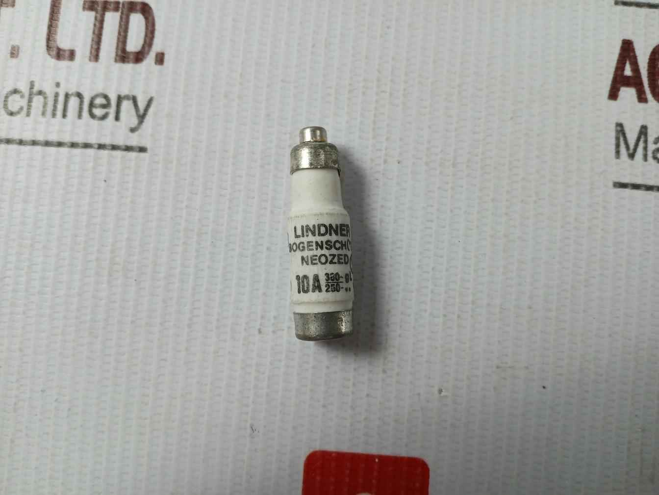 Lot Of 9X Lindner 10A Gl Fuse-neozed 380/250-