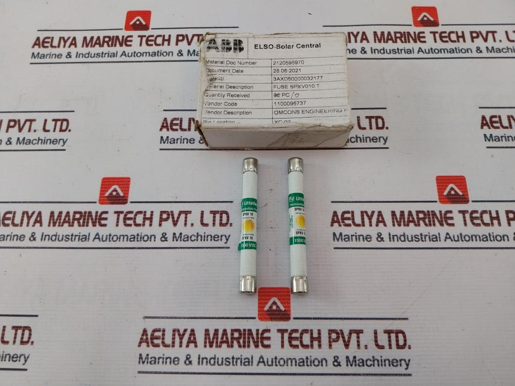 Lot of 9X Littelfuse SPXV 10 Photovoltaic Fuse