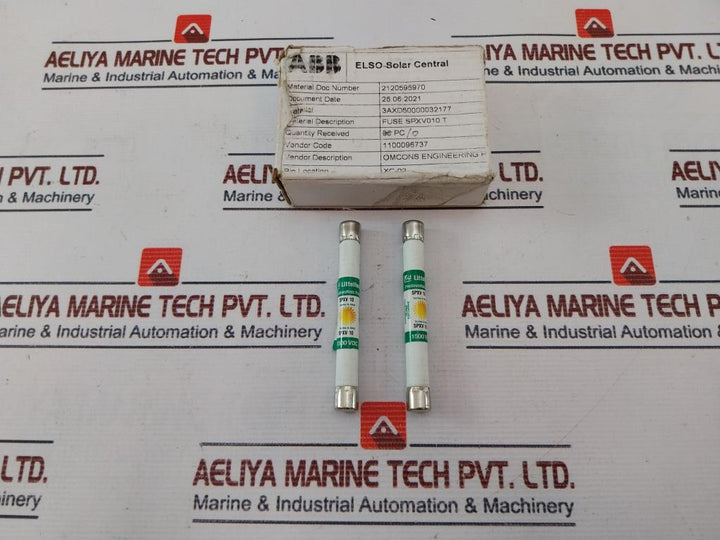 Lot of 9X Littelfuse SPXV 10 Photovoltaic Fuse