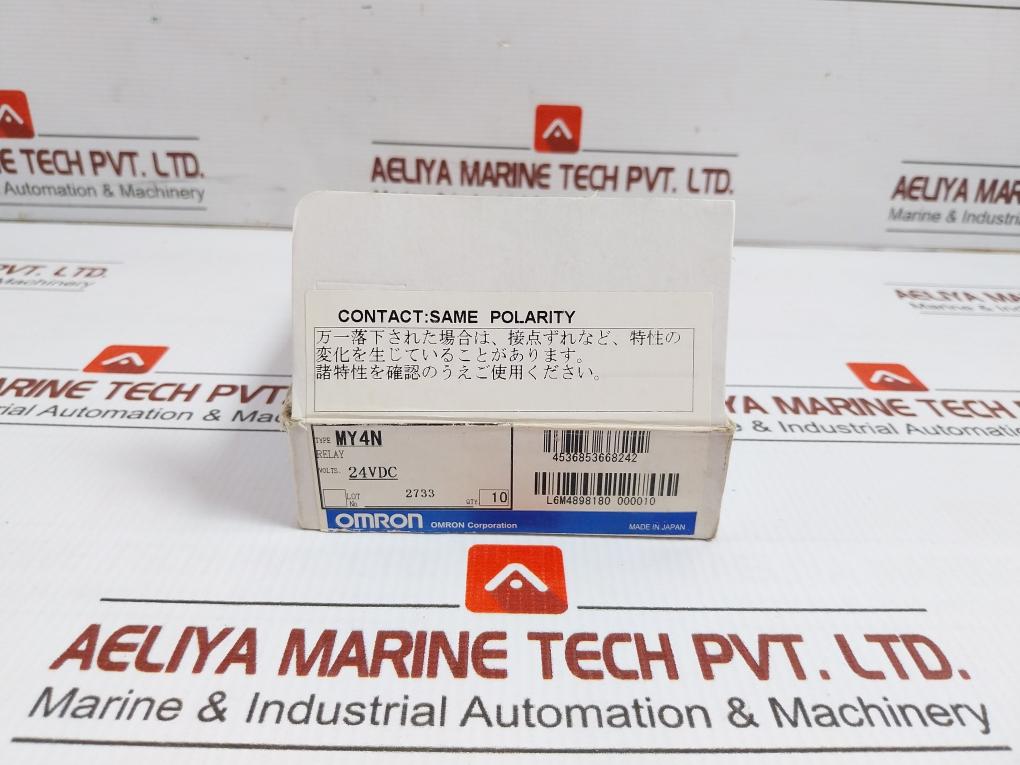 Lot Of 9X My4N Relay 24Vdc Omron