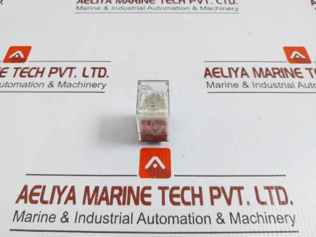 Lot Of 9X My4N Relay 24Vdc Omron