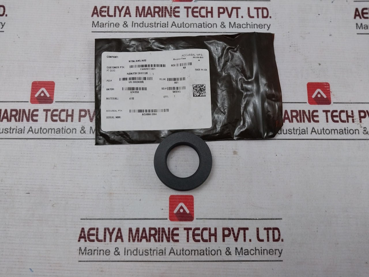 Lot Of 9X Nov 20391234 Packing Stem Seal 1.25 X 2.00 Lmrp Valve