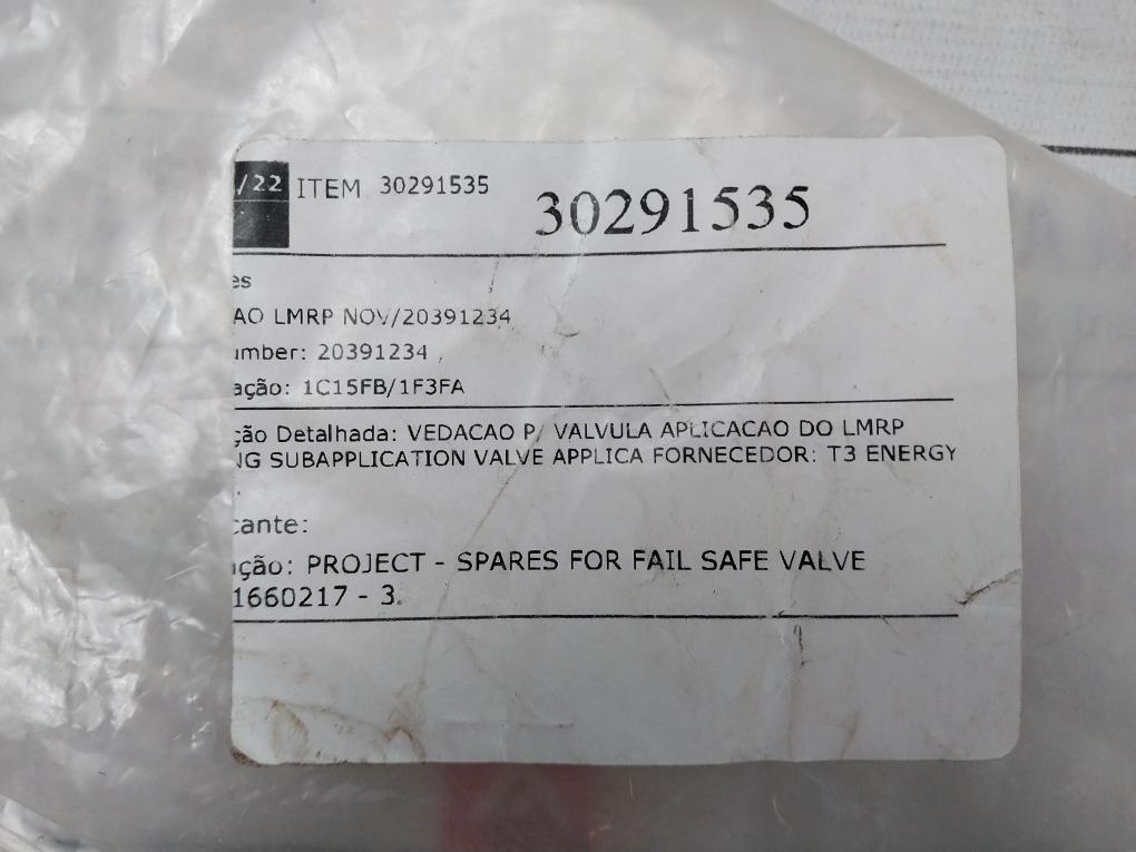 Lot Of 9X Nov 20391234 Packing Stem Seal 1.25 X 2.00 Lmrp Valve