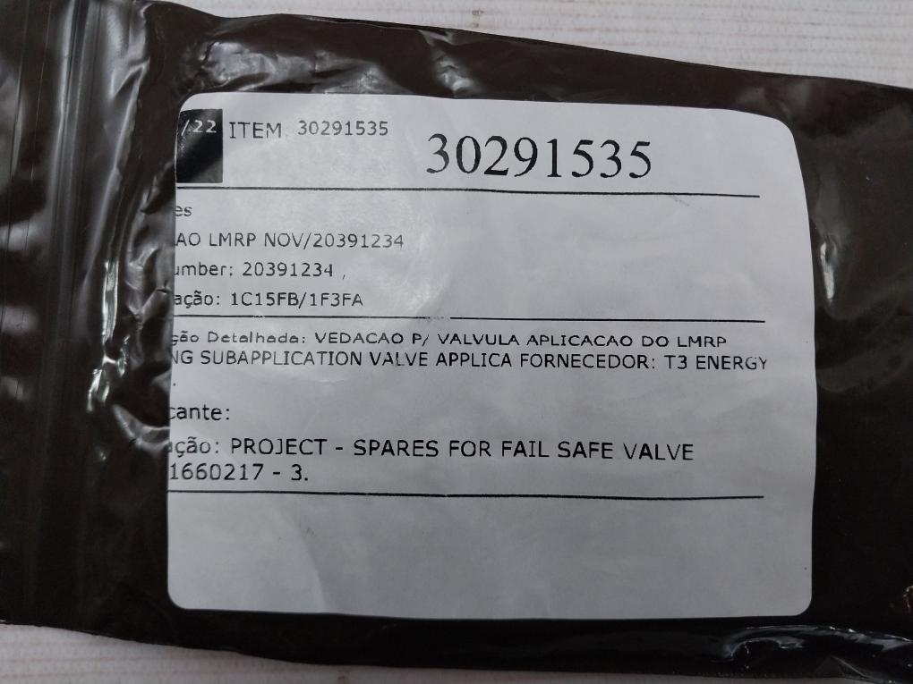 Lot Of 9X Nov 20391234 Packing Stem Seal 1.25 X 2.00 Lmrp Valve