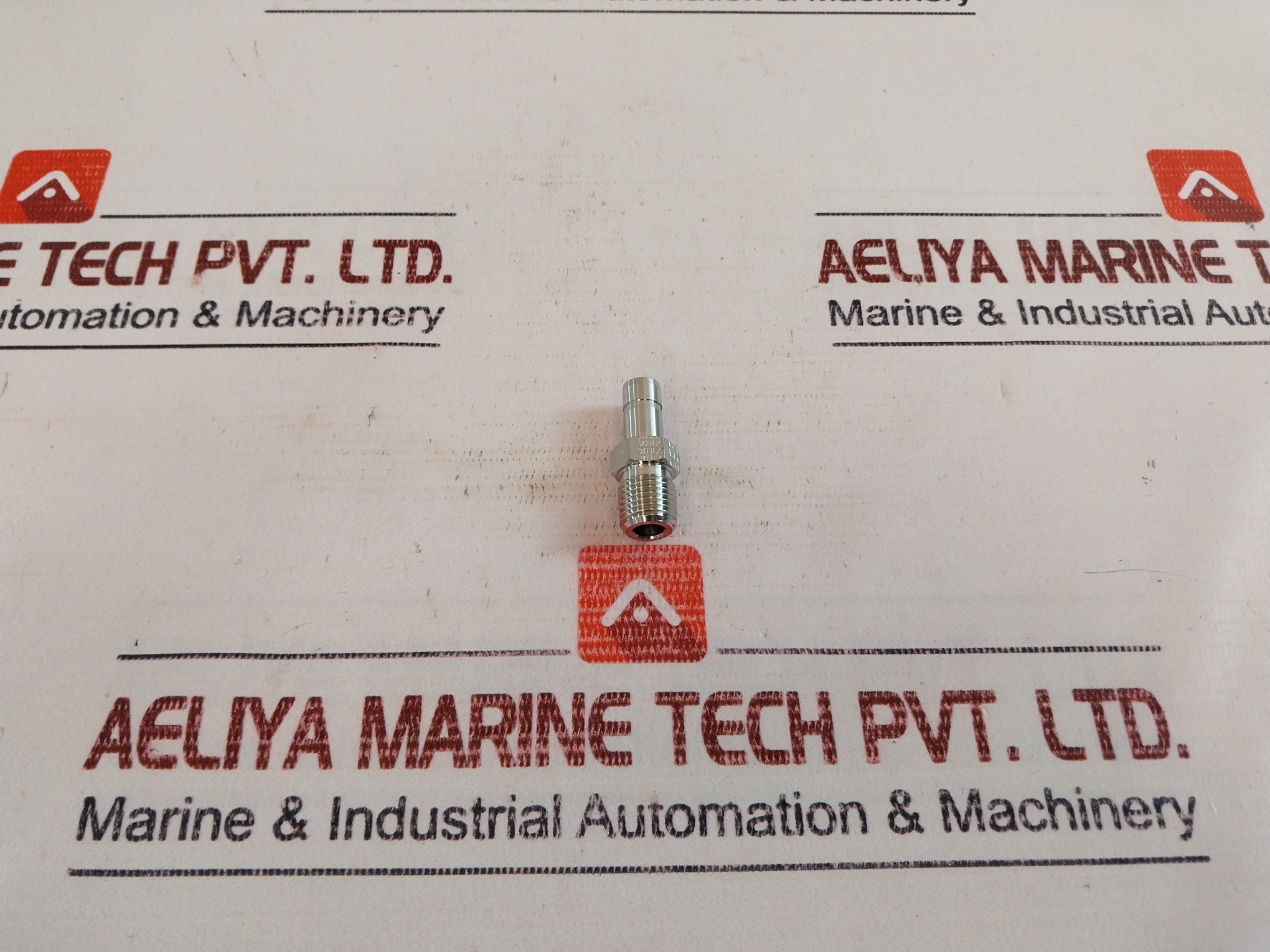 Lot Of 9X Parker Pmi Pc-1/4 Fitting Connector Stainless Steel