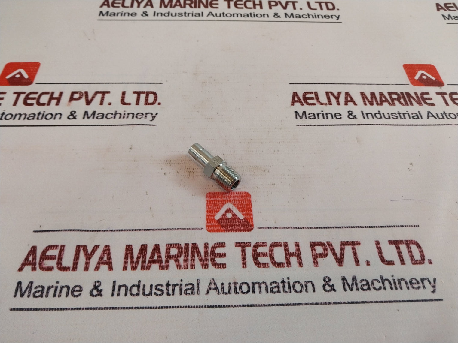 Lot Of 9X Parker Pmi Pc-1/4 Fitting Connector Stainless Steel