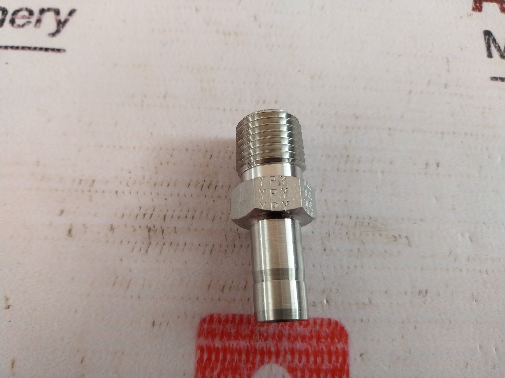 Lot Of 9X Parker Pmi Pc-1/4 Fitting Connector Stainless Steel