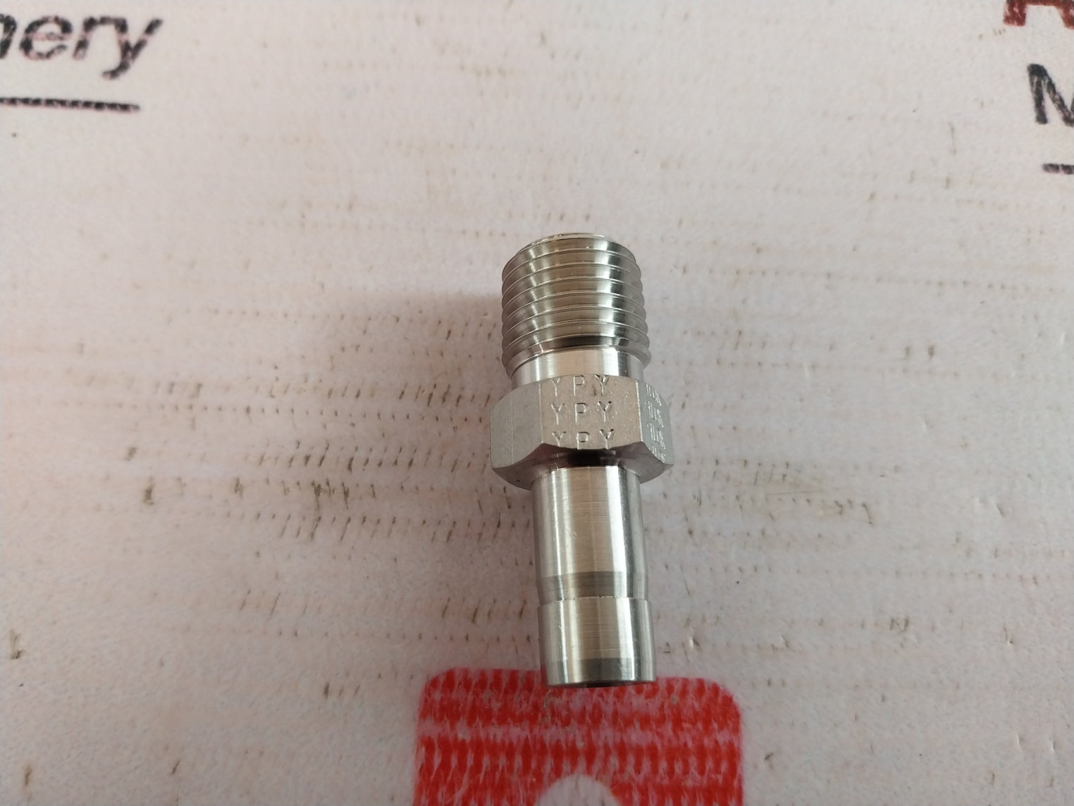 Lot Of 9X Parker Pmi Pc-1/4 Fitting Connector Stainless Steel