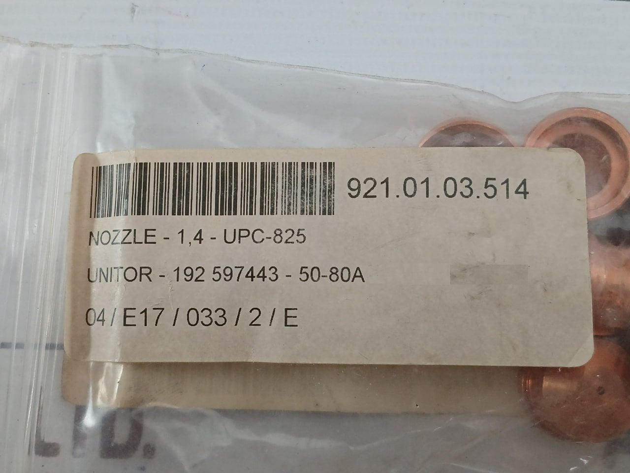 Lot Of 9X Pd0101-14 Nozzle 14Cx11 (122010) Unitor