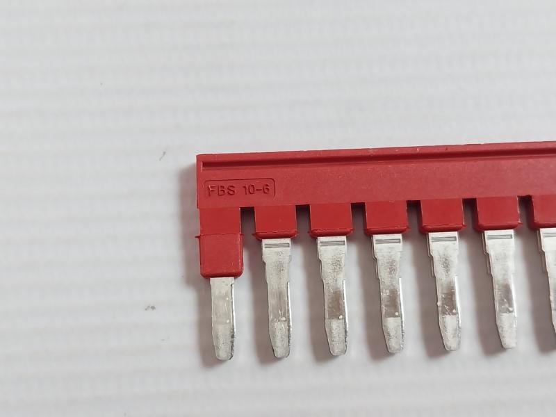 Lot Of 9X Phoenix Contact Fbs 10-6 Plug-in Bridge 3008308902 Bm033398 V/C.04