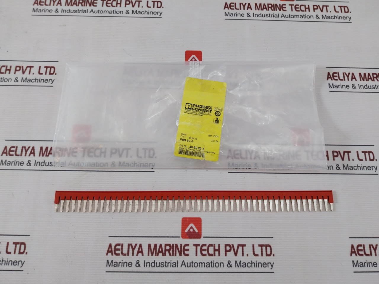 Lot of 9X Phoenix Contact FBS 50-6 Plug-in Bridge 3032224