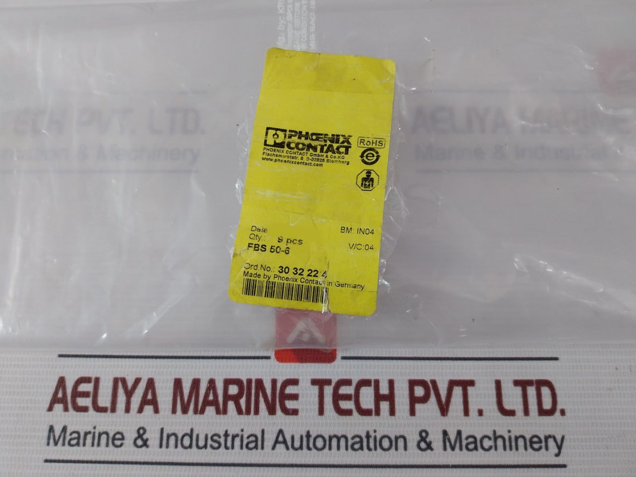 Lot Of 9X Phoenix Contact Fbs 50-6 Plug-in Bridge 3032224