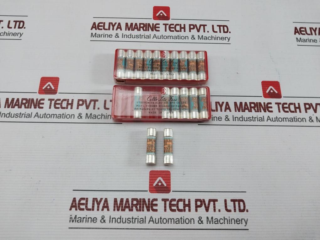 Lot Of 9X Utsunomiya Electric Nc0 Cello-lite Fuse 10A 500V