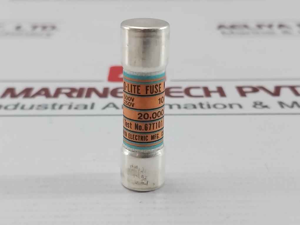 Lot Of 9X Utsunomiya Electric Nc0 Cello-lite Fuse 10A 500V