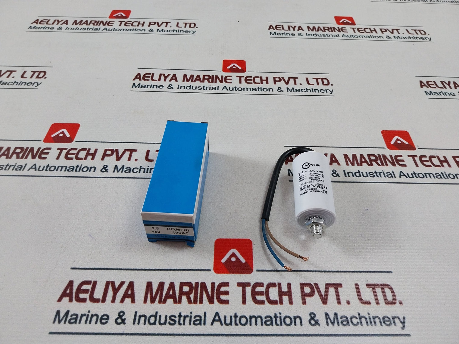 Lot Of 9X Vyhr 2.5ΜF ±5% Yhr Motor Capacitor 500V