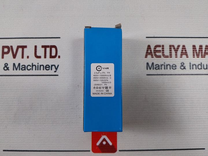 Lot of 9X VYHR 2.5µF ±5% YHR Motor Capacitor 500V