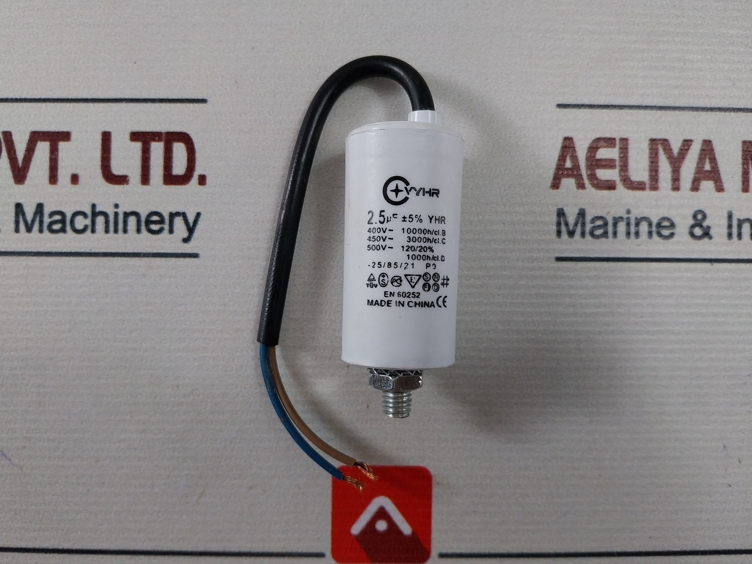 Lot Of 9X Vyhr 2.5ΜF ±5% Yhr Motor Capacitor 500V