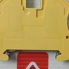 LOT of 9X WEIDMULLER WPE 6 Pe Terminal block