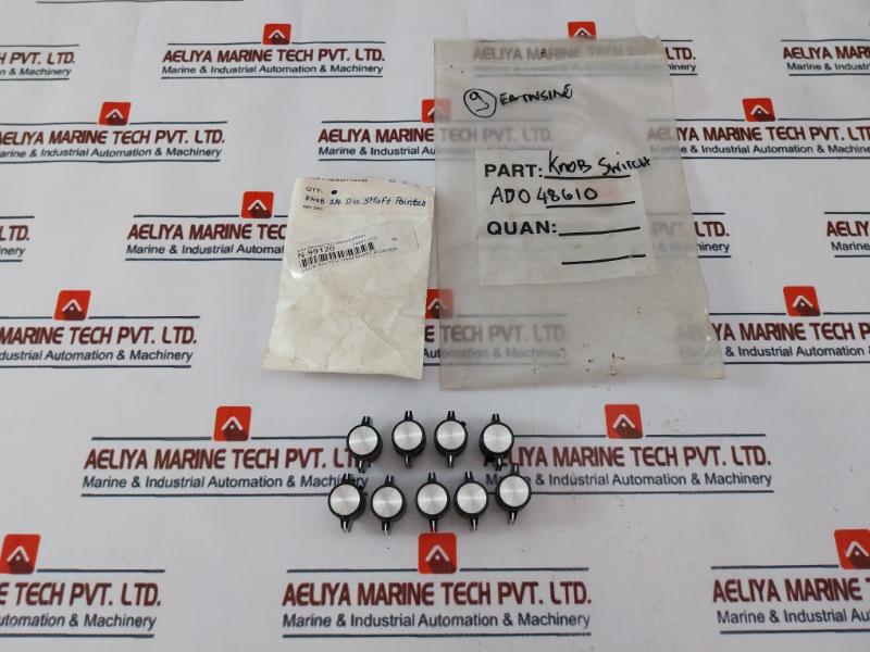 Lot of 9X Gai-Tronics N-99120 Knob Switch 1/4in Shaft Pointer