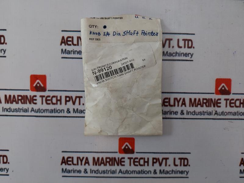 Lot Of 9X Gai-Tronics N-99120 Knob Switch 1/4In Shaft Pointer