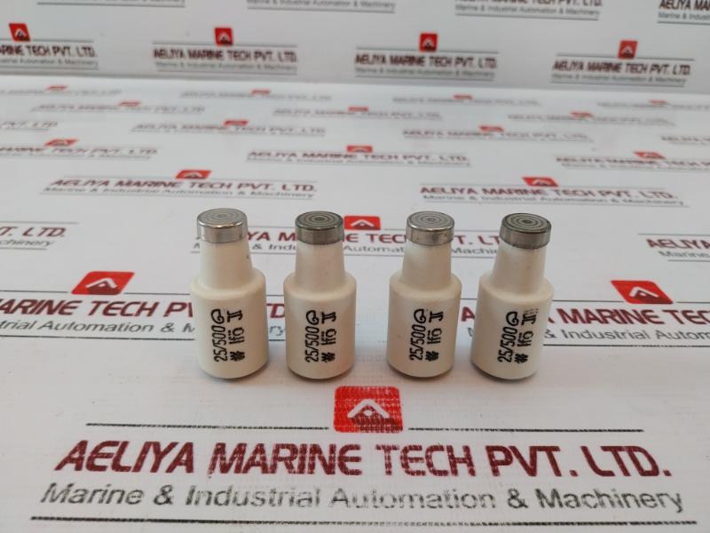 Lot of 9X IFO Electric 25/500 Bottle Fuse 25A