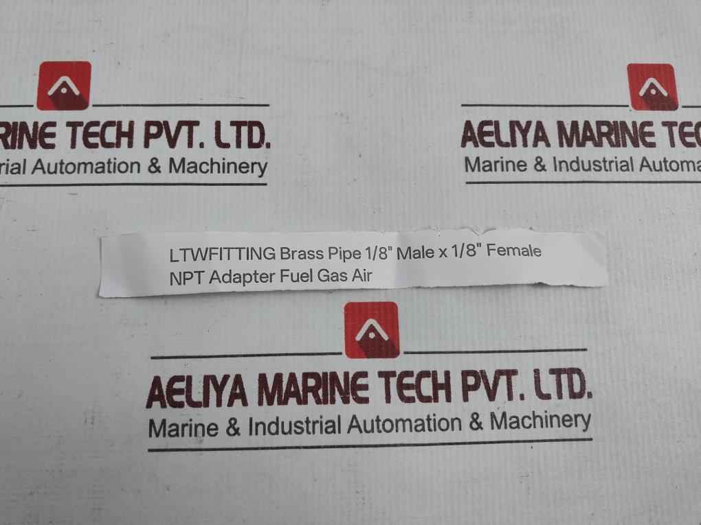 Lot Of 9x Ltwfitting Brass Pipe 1/8” Male X 1/8” Female Npt Adapter Fuel Gas Air