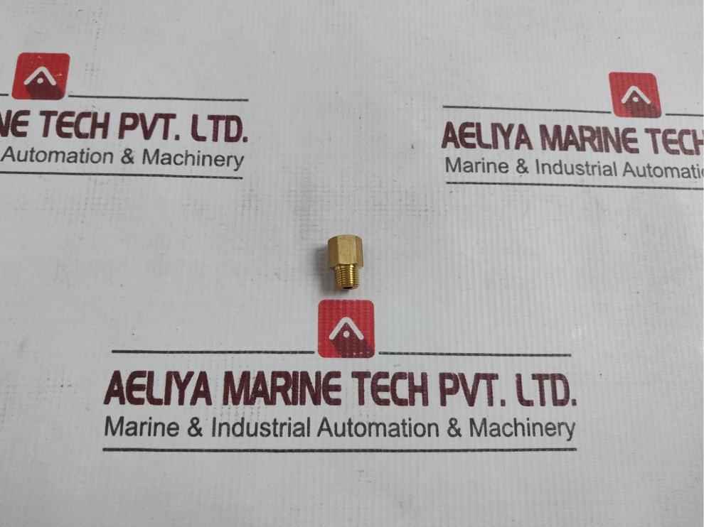 Lot Of 9x Ltwfitting Brass Pipe 1/8” Male X 1/8” Female Npt Adapter Fuel Gas Air