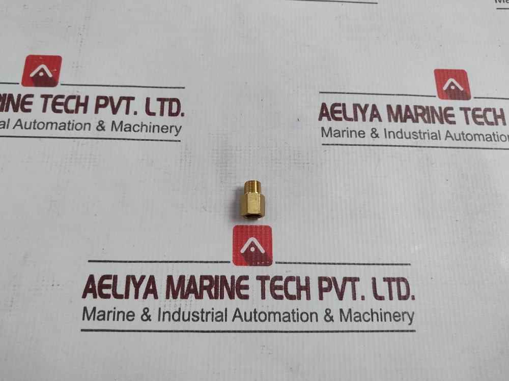 Lot Of 9x Ltwfitting Brass Pipe 1/8” Male X 1/8” Female Npt Adapter Fuel Gas Air