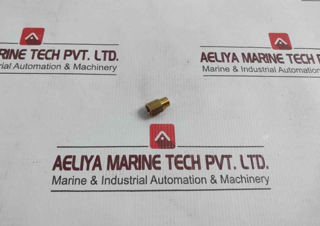 Lot Of 9x Ltwfitting Brass Pipe 1/8” Male X 1/8” Female Npt Adapter Fuel Gas Air