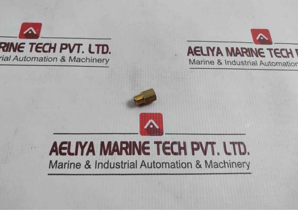 Lot Of 9x Ltwfitting Brass Pipe 1/8” Male X 1/8” Female Npt Adapter Fuel Gas Air