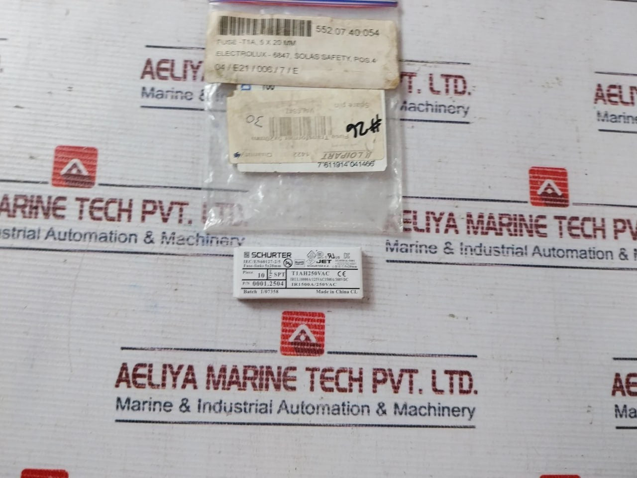 Lot Of 10X Schurter Spt 0001.2504 Fuse-link 5X20Mm