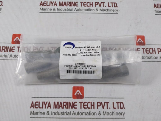 Lot Of 10X Thomas C. Wilson 220200000 Fiber Plug