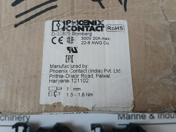 Lot of 20X Phoenix Contact UK 10-DREHSI Fuse Modular Terminal Block 11 MM