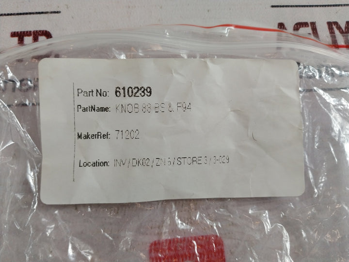 Lot of 2X 610239 Knob 83 Bs & F94 Selector Rotary Switch