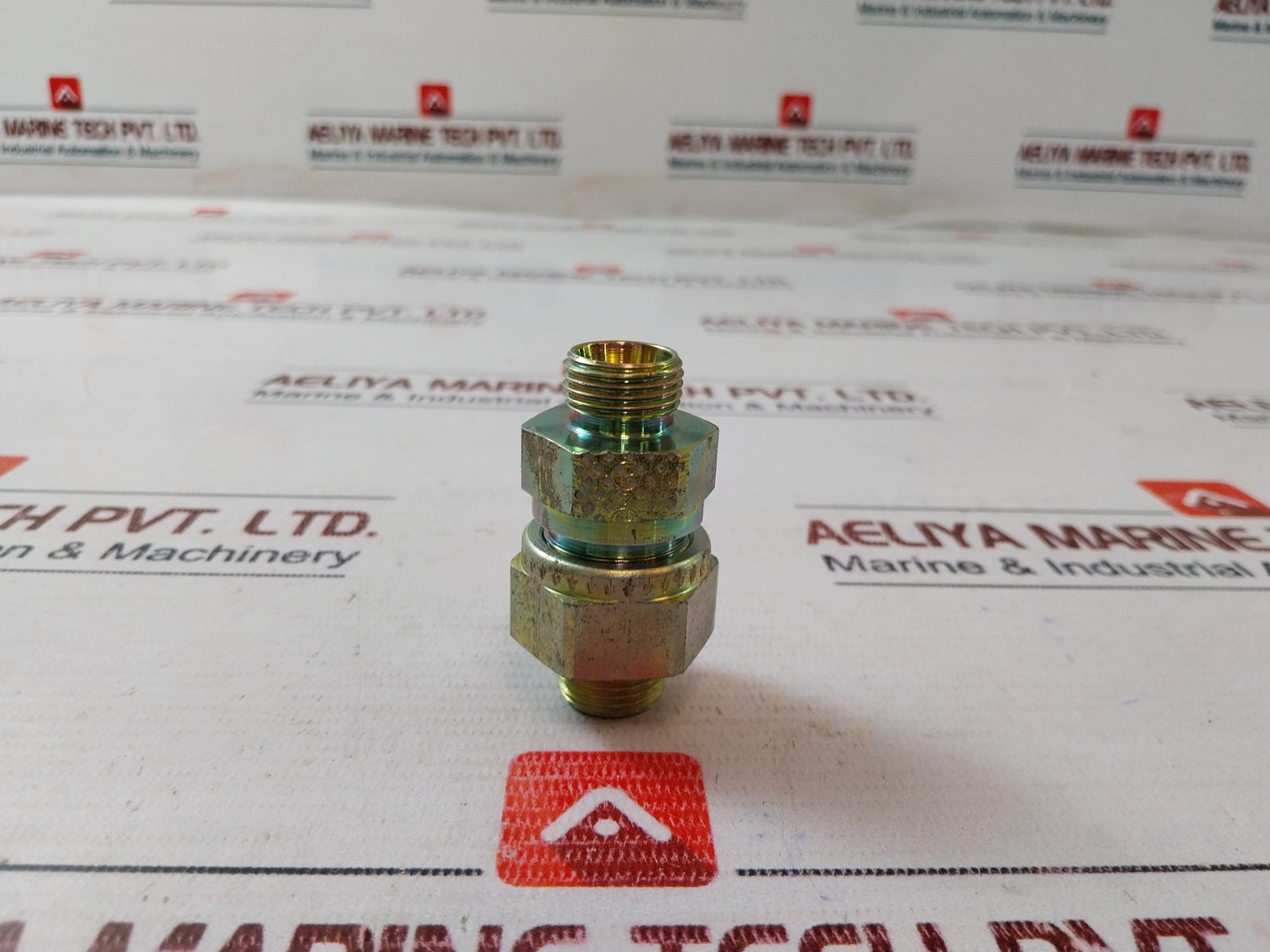 Lot Of 2X Ermeto 0.5 Threaded Male Stud Coupling