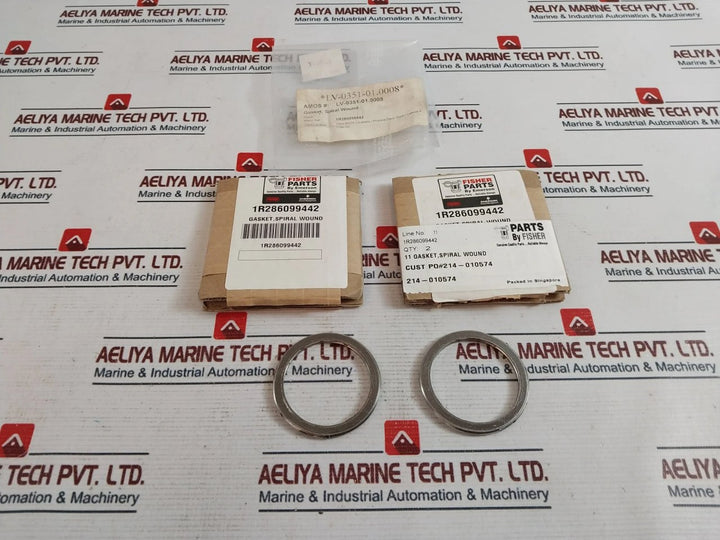 Lot of 2X FISHER 1R286099442 Gasket Spiral Wound LV-0351-01.0008