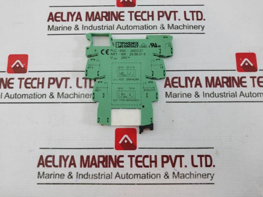 Lot Of 2X Phoenix Contact Plc-bsc-24Dc/21 Relay Base 2966016 24V 6A 250Vac 30Vdc
