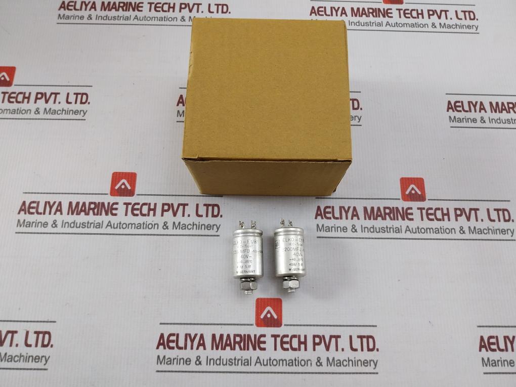 Lot Of 2X Roe Elko-ey/B Capacitor 2200Mfd